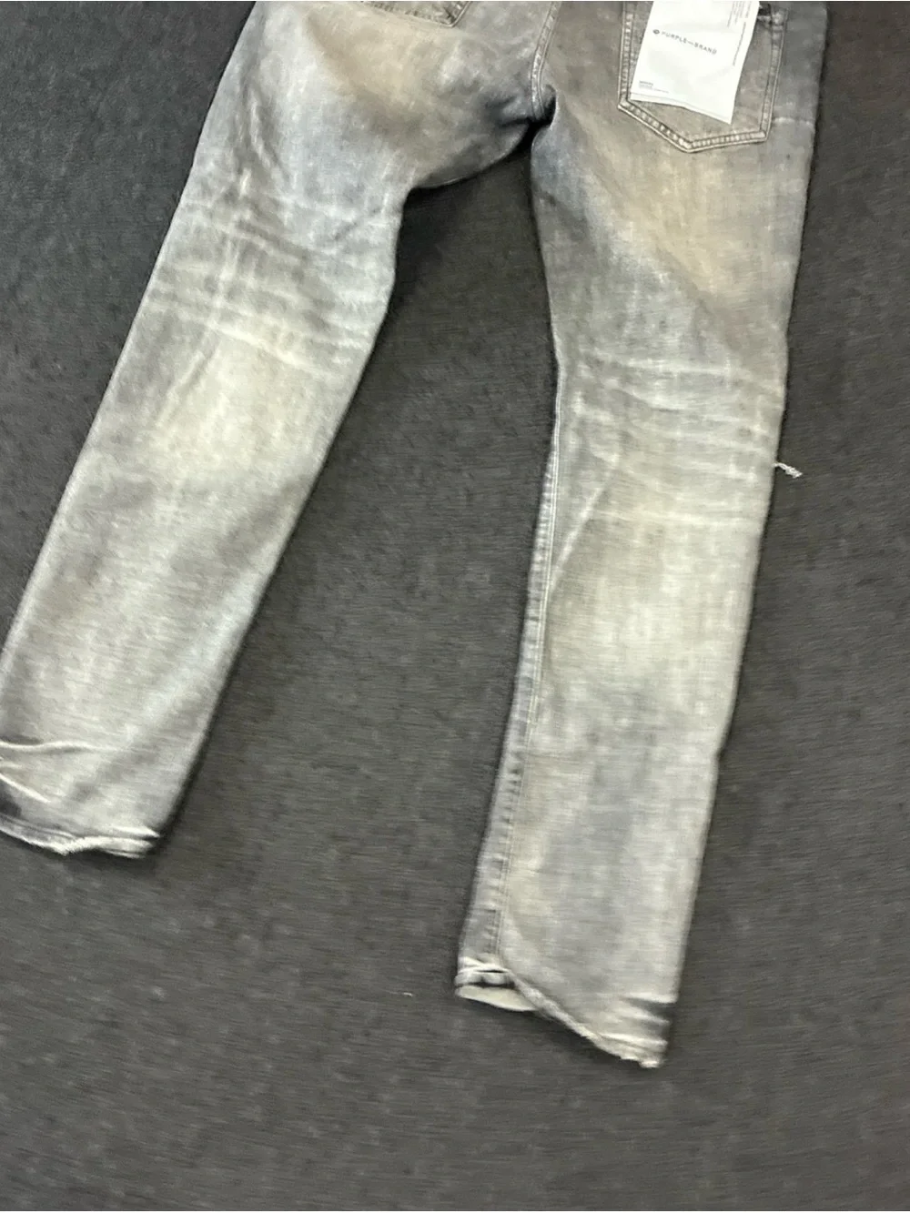 Men's Purple Brand Jeans Distressed SZ 39 Used Pre Owned Streetwear